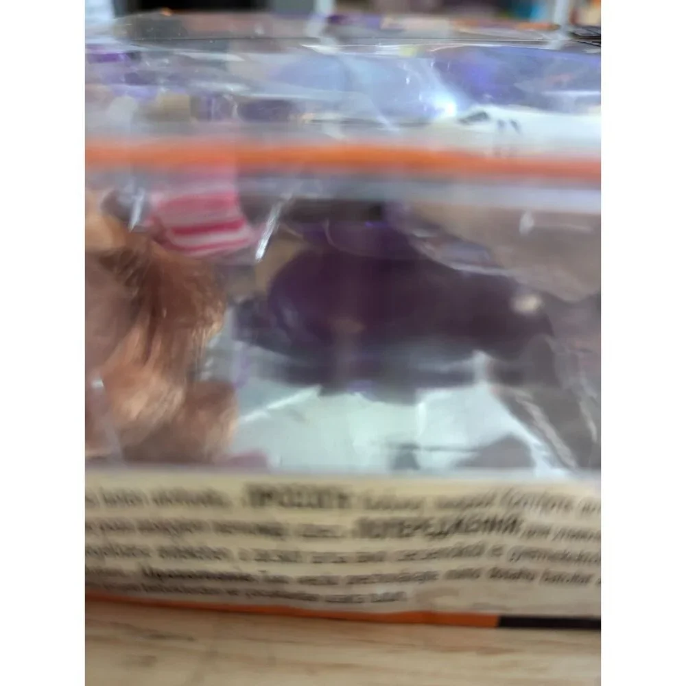 Barbie Mini B. Halloween Pirate and ghost‎ cat clip keychain purple NOS SEALED